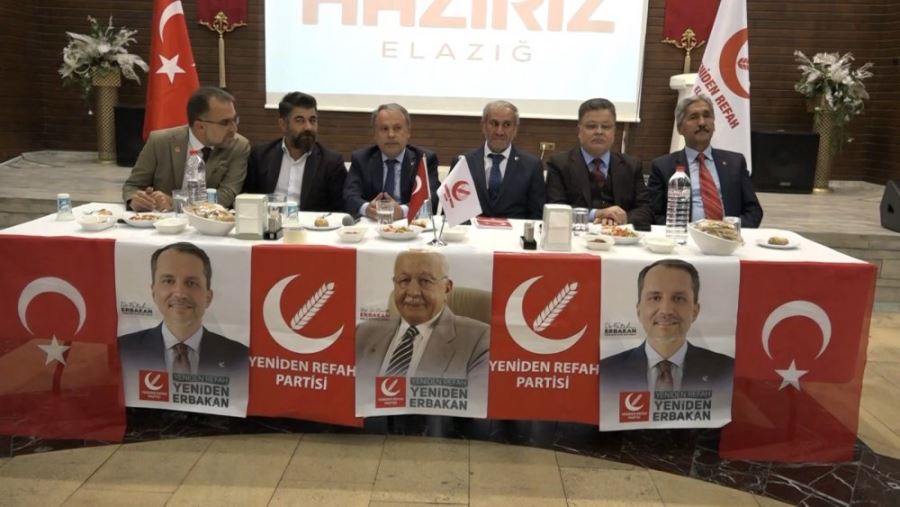 Yeniden Refah Partisi, Elazığlı MKYK Üyelerini Tanıttı
