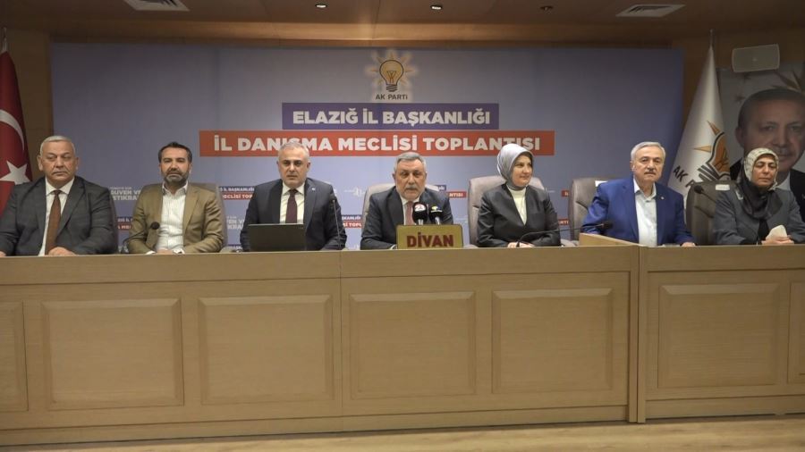 AK Parti Elazığ İl Başkanlığı’nın Danışma Meclisi Toplantısı Yoğun Katılımla Yapıldı