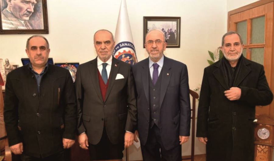 Ticaret Borsası Başkanı Mehmet Ali  Dumandağ, Oda Başkanlarını Ziyaret Etti