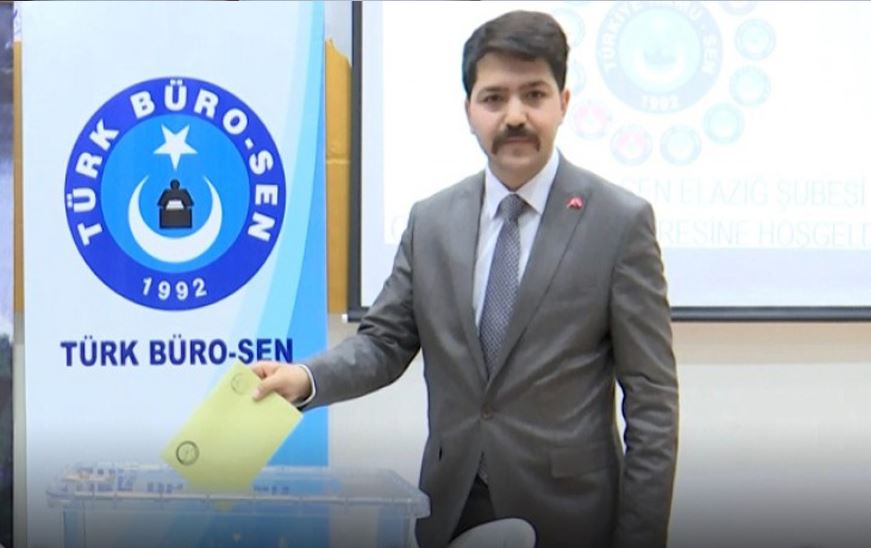 Türk Büro-Sen Elazığ Şube Başkanlığına Tarkan Ömer Bankur Seçildi