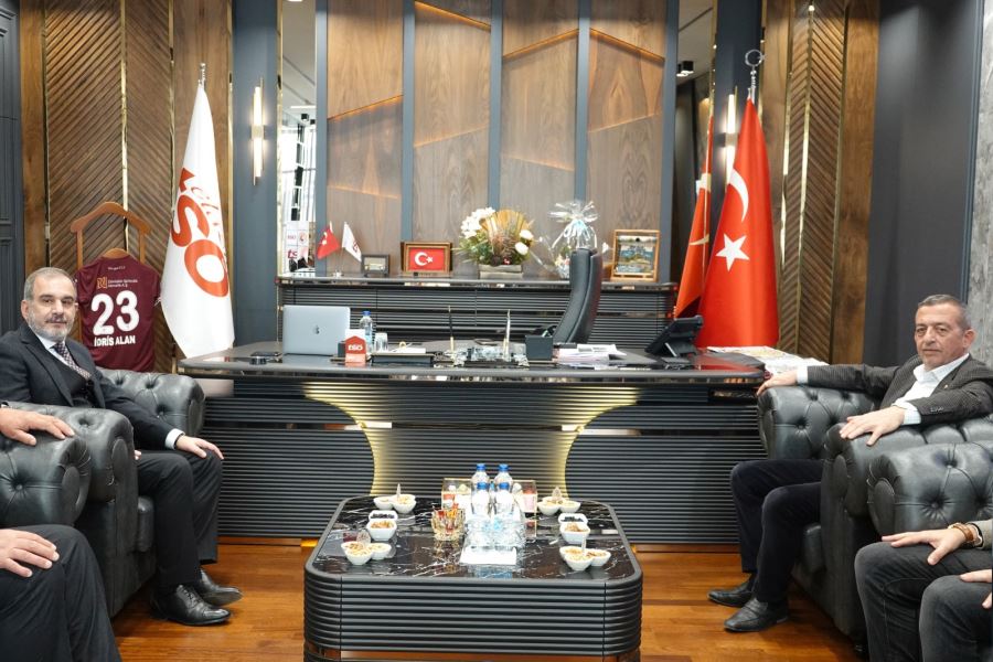 Erzincan TSO Heyeti, Başkan Alan İle Bir Araya Geldi