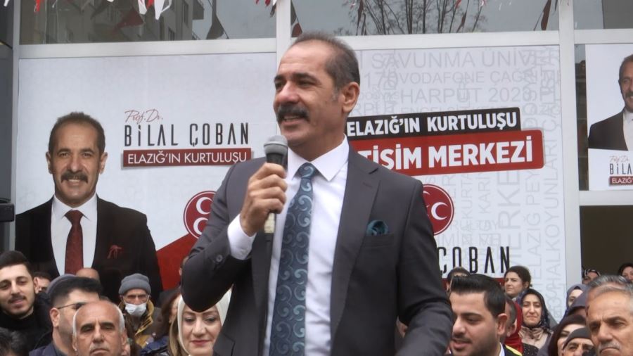 Prof. Dr. Bilal Çoban’ın Seçim İletişim Merkezi Açılışında 10 binlere seslendi