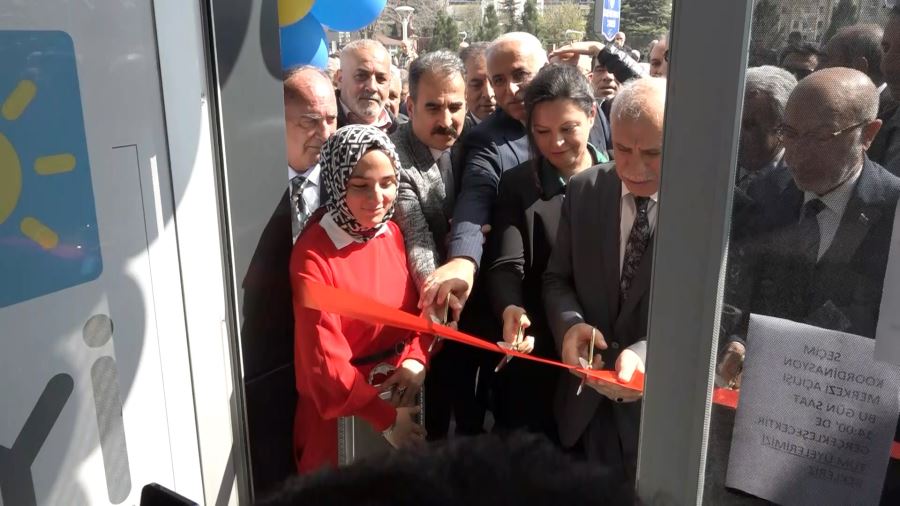 İYİ Parti Elazığ Teşkilatı Seçim Koordinasyon Merkezi Hizmete Açıldı