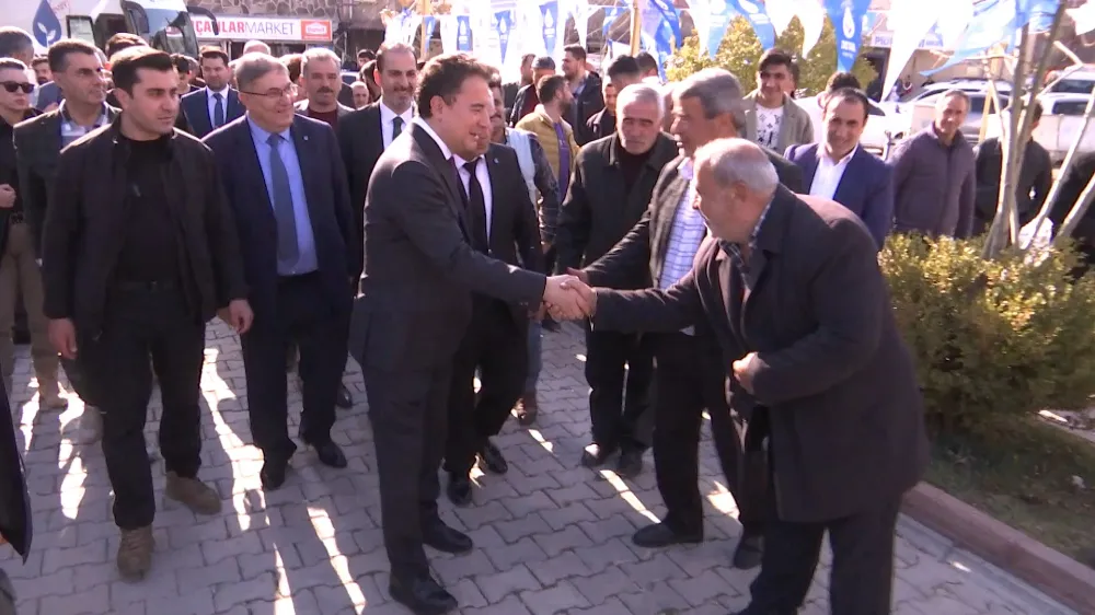Deva Partisi Genel Başkanı Ali Babacan, Elazığ’a Geldi
