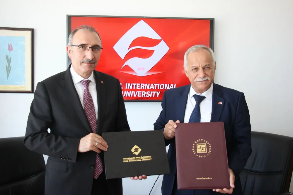 Fırat Üniversitesi İle Uluslararası Final Üniversitesi Arasında İş Birliği Protokolü İmzalandı
