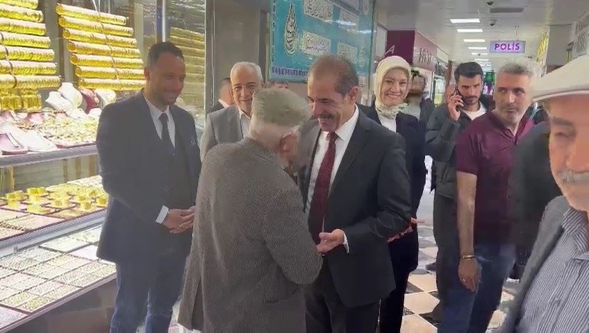 Bağımsız Aday Çoban, Kuyumcu Esnafını Ziyaret Etti
