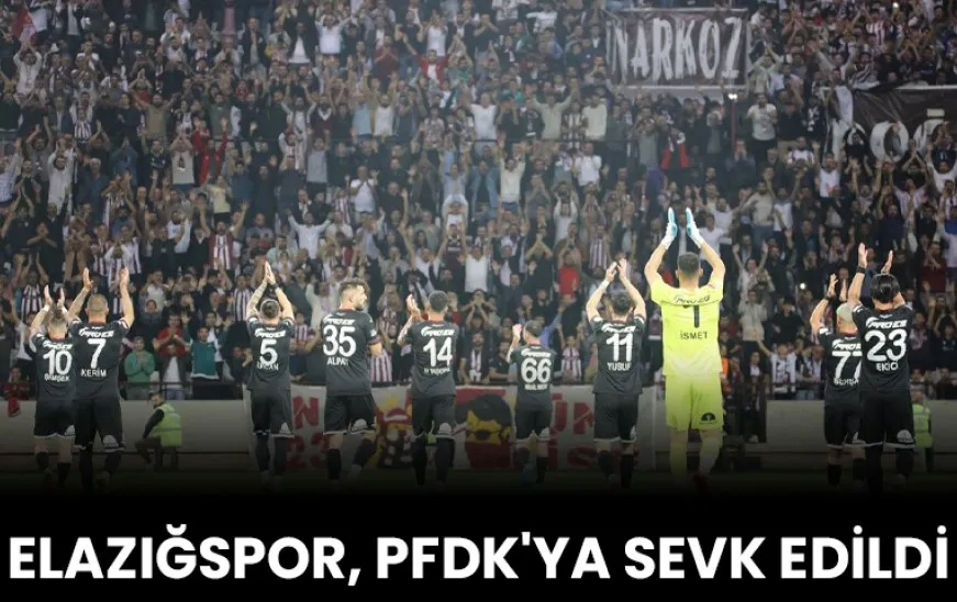 Hakem yüzünden Elazığspor PFDK