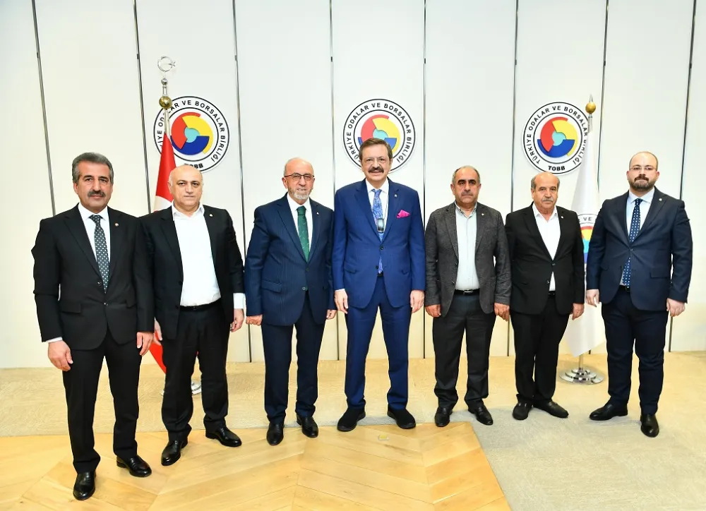 Elazığ Ticaret Borsası Heyeti’nin Ankara