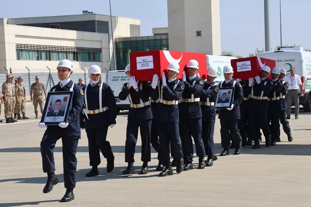 Tunceli’de Şehit Düşen 4 Asker, Elazığ’dan Memleketlerine Uğurlandı