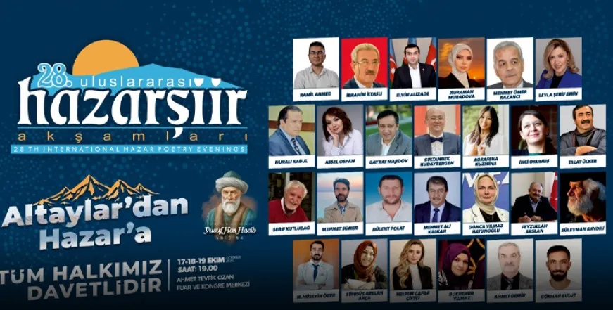 Altaylardan Hazar’a Şiir Yolculuğu Başlıyor