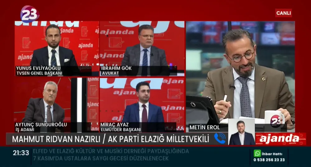 Elazığ Milletvekili M.Rıdvan Nazırlı