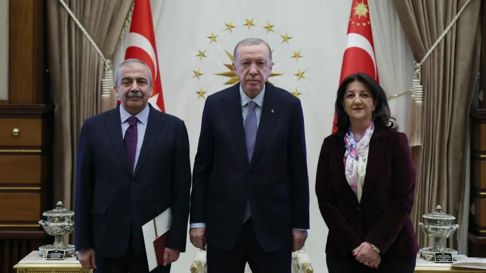 Cumhurbaşkanı Erdoğan, DEM Parti heyetini kabul etti