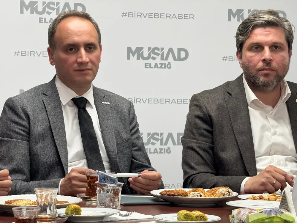 AK Parti Elazığ Milletvekili M. Rıdvan Nazırlı, MÜSİAD Elazığ Şube Başkanı Fatih Karakaya’ya Hayırlı Olsun Ziyareti
