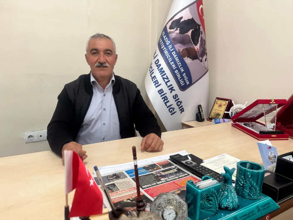 Elazığ Damızlık Sığır Yetiştiricileri Birliği Başkanı Ümit Fırat Turan: “Üreticimizin yükünü hafifletmek  için var gücümüzle çalışıyoruz”