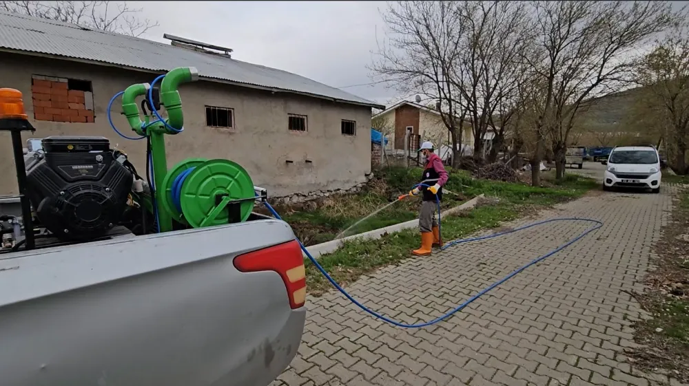 Elazığ İl Özel İdare Haşere Mücadelesine Devam Ediyor
