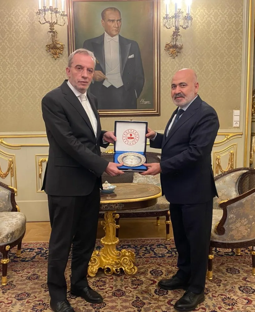 İçişleri Bakan Yardımcısı Mehmet Sağlam’dan Viyana Büyükelçiliği’ne Ziyaret