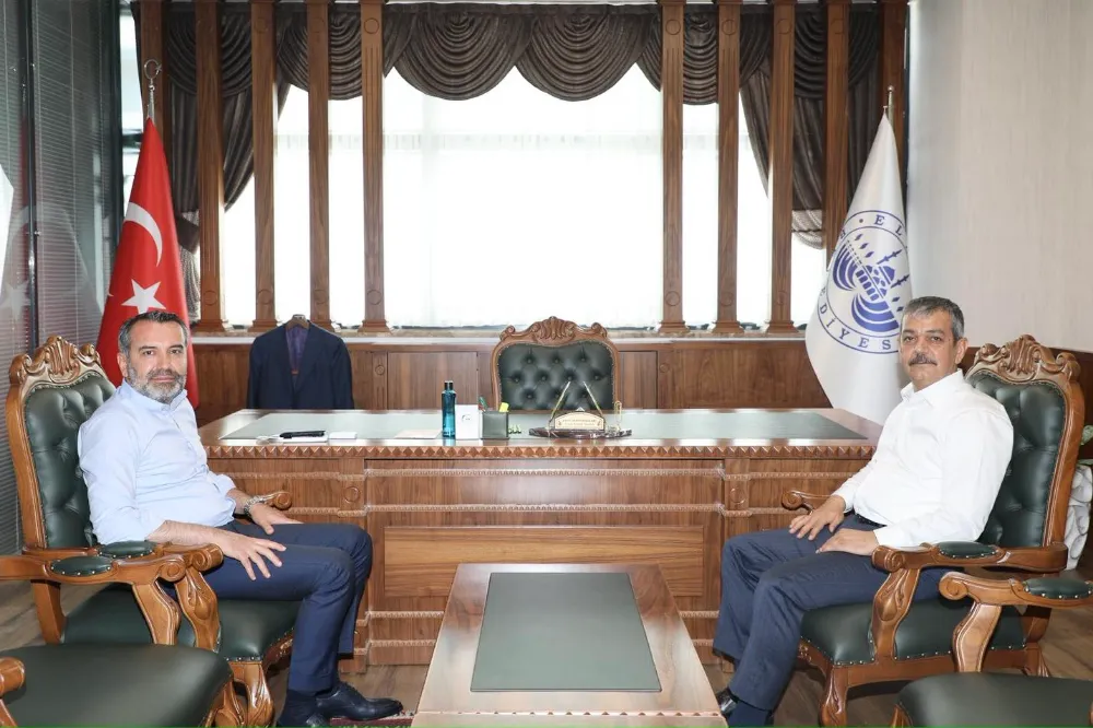 Milletvekili Prof. Dr. Erol Keleş’ten Elazığ Belediye Başkanı Şahin Şerifoğulları’na Ziyaret: Şehrin Geleceği İçin Güç Birliği