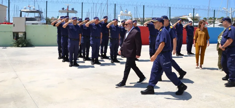 İçiişleri Bakan Yardımcısı Mehmet Sağlam’dan Bodrum Sahil Güvenlik Komutanlığı’na Ziyaret