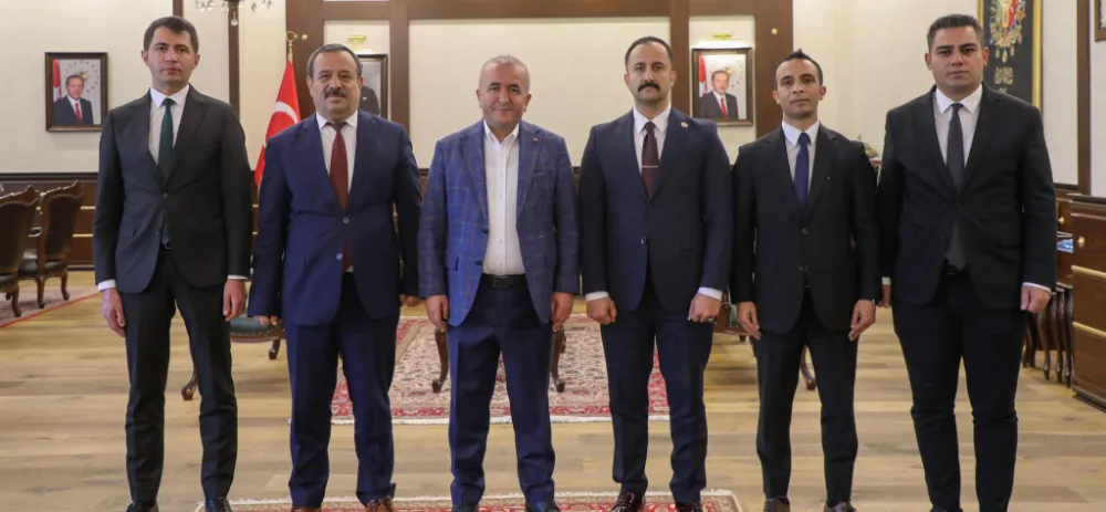 Vergi Başmüfettişi Ölçer’den Vali Hatipoğlu’na ziyaret